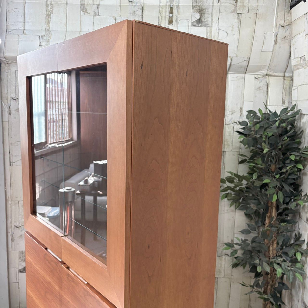 ACTUS アクタス shine 収納棚 食器棚 W900 - メルカリ