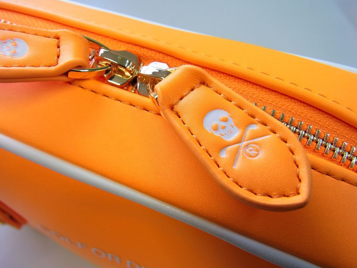 MARK&LONA ポーチバッグ（オレンジ） 正規品☆MARK&LONA マーク＆ロナ☆Ever Shoulder Pouch 2way