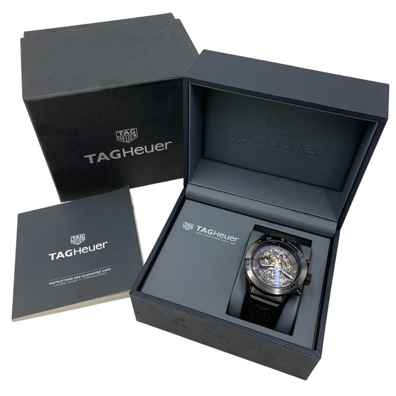 現状渡し品 TAG HEUER タグホイヤー CAR 2 A 90 カレラ キャリバーホイヤー01 クロノグラフ 自動巻き腕時計 時計 195-260107-cs-15-izu