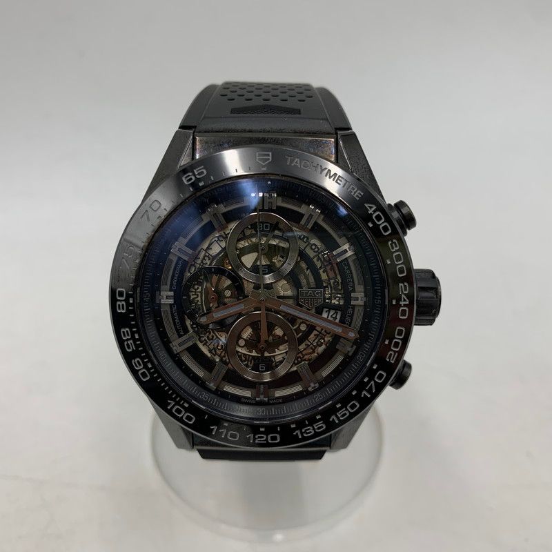 現状渡し品 TAG HEUER タグホイヤー CAR 2 A 90 カレラ キャリバーホイヤー01 クロノグラフ 自動巻き腕時計 時計 195-260107-cs-15-izu