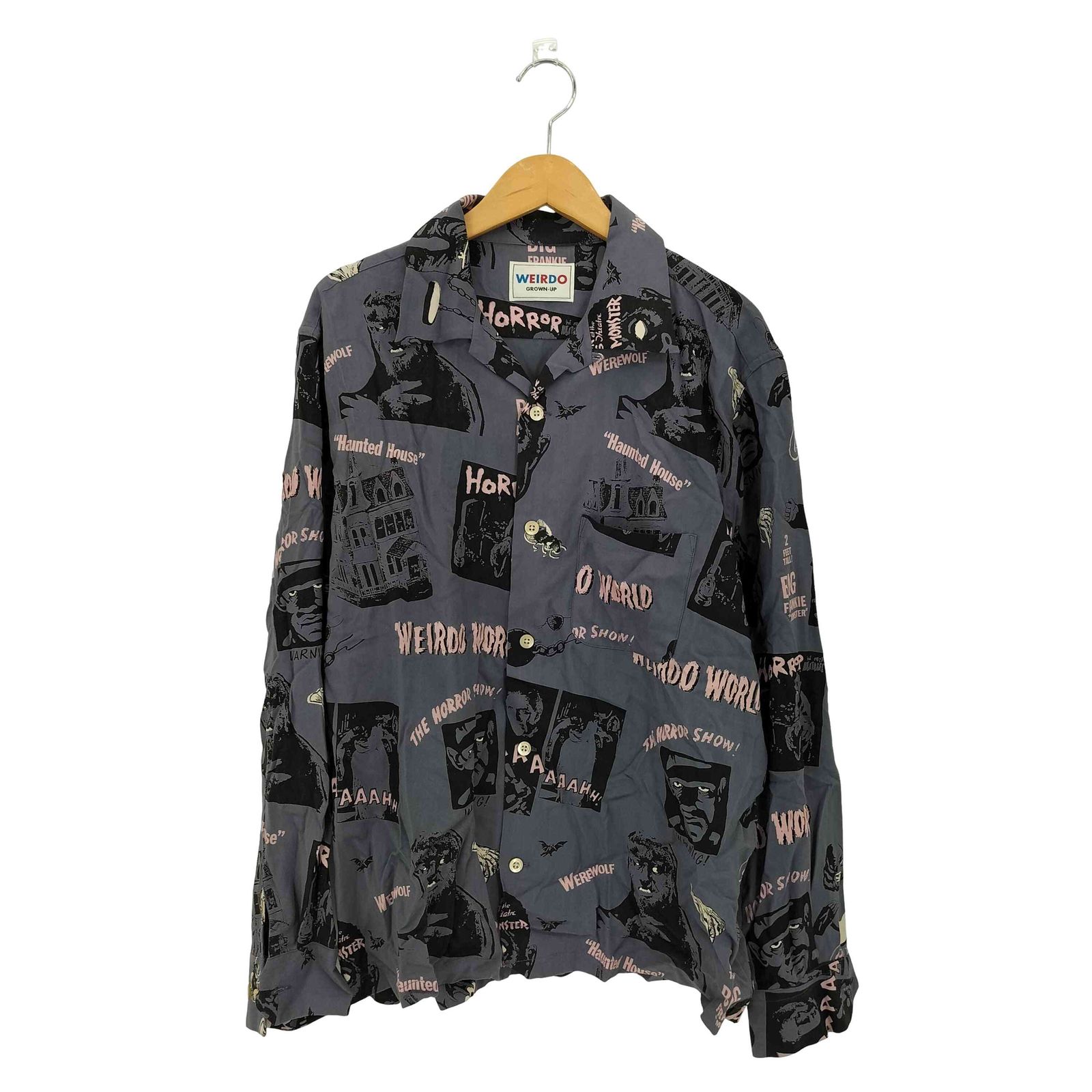 ウィアード WEIRDO HORROR MAGAZINE - L/S SHIRTS メンズ JPN：L