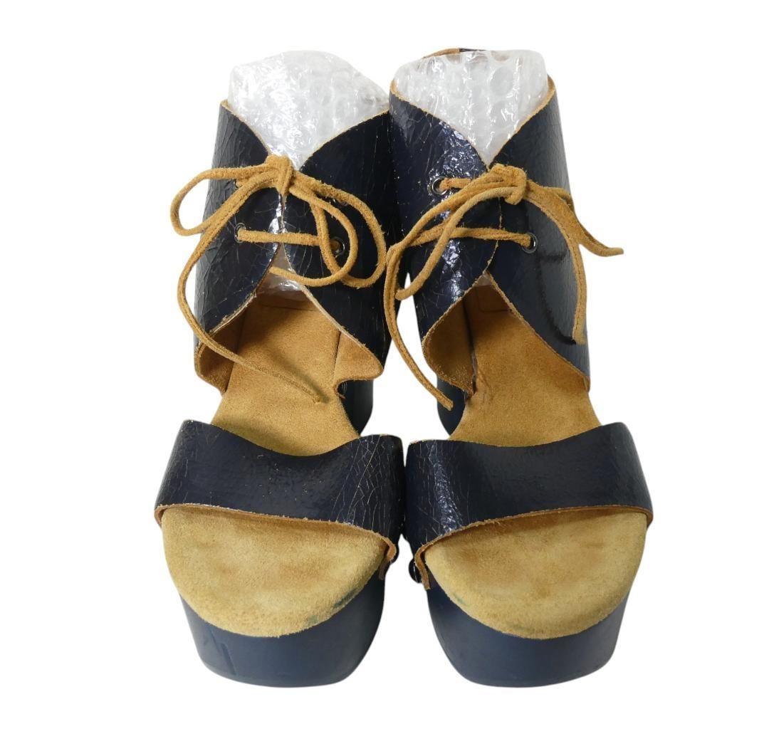 美品 JIL SANDER NAVY ジルサンダーネイビー サイズ36.5 約23.5