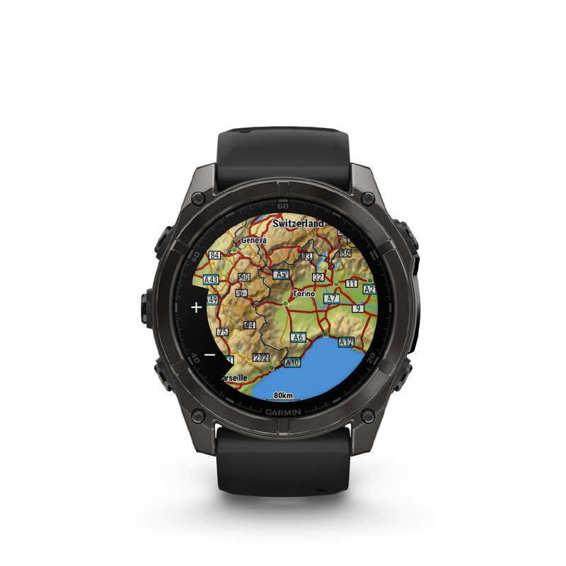  GARMIN fenix 8 フェニックス Sapphire AMOLED 51 mm GPSスマートウォッチ Ti Carbon Gray DLC| Black 010-02905-62 ♥ Apple Watch本体 スマートウォッチ ウェアラブル