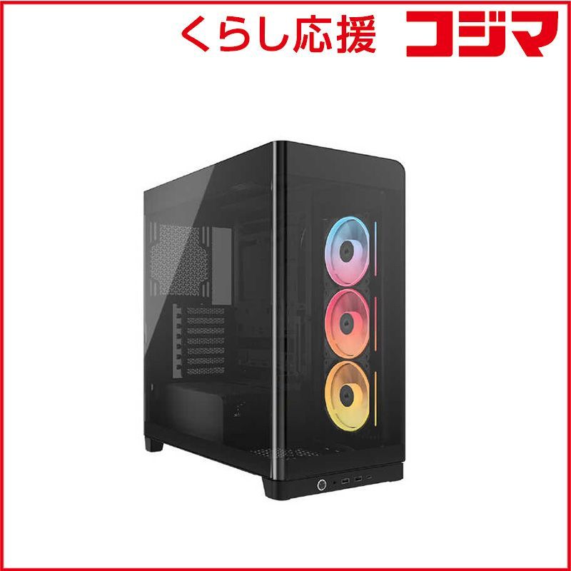コルセア CORSAIR FRAME 4500 X LX-R RGB iCUE LINK Panoramic Glass Mid-Tower Black CC-9011316-WW ♥