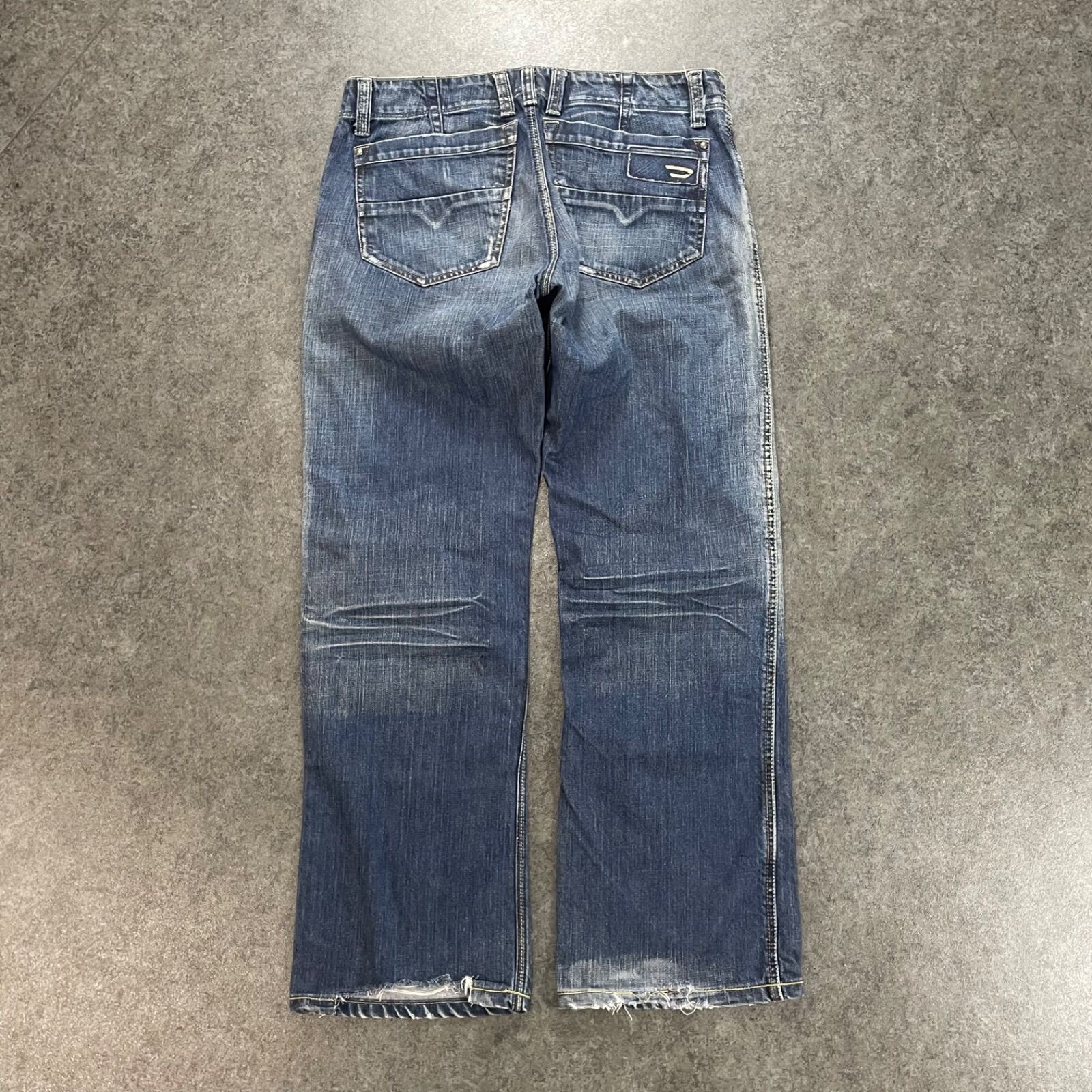 DIESEL Denim Damage Jeans ディーゼル デニムパンツ ダメージ ワイド 
