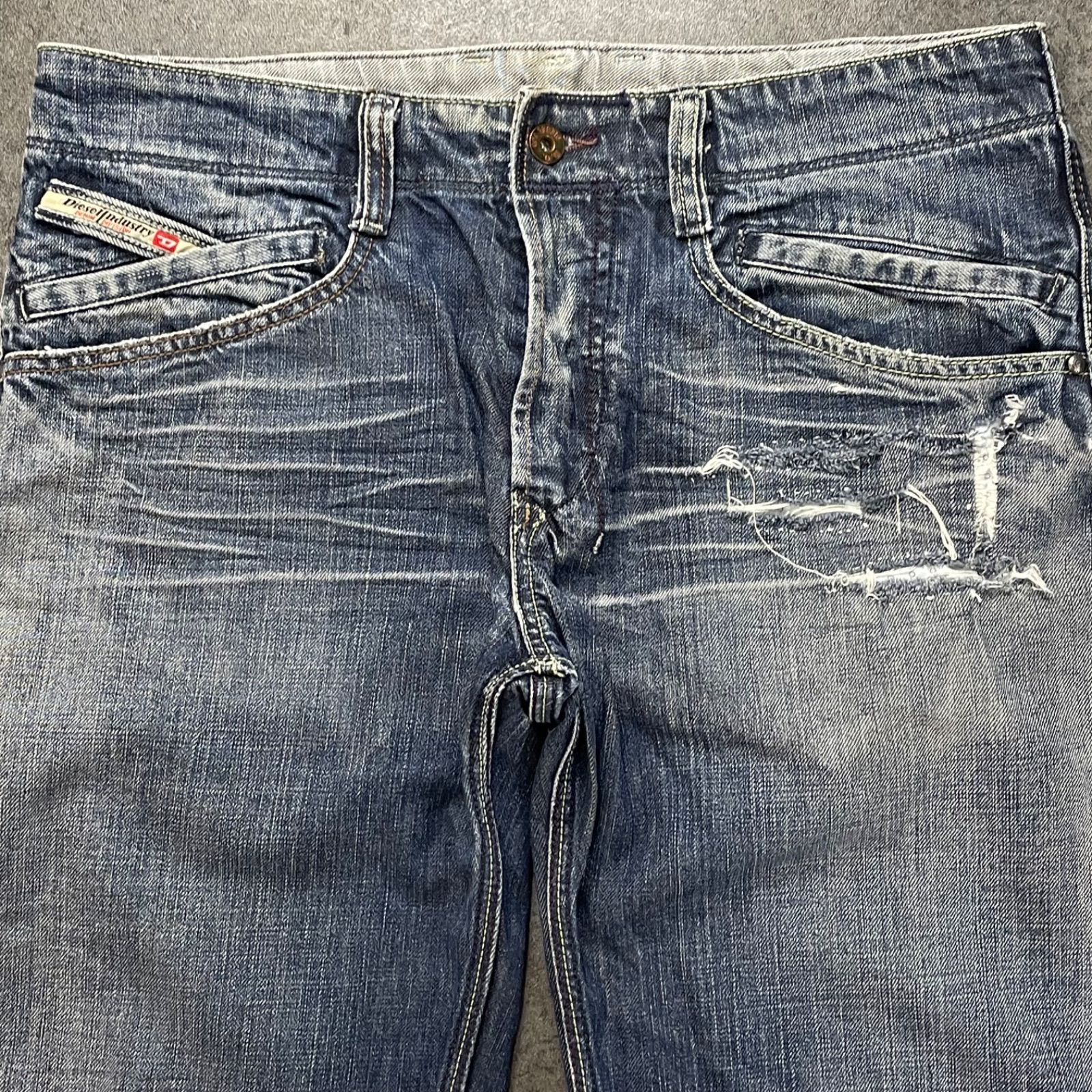 DIESEL ディーゼル メンズ デニム ダメージ ストレッチ ジーンズ 