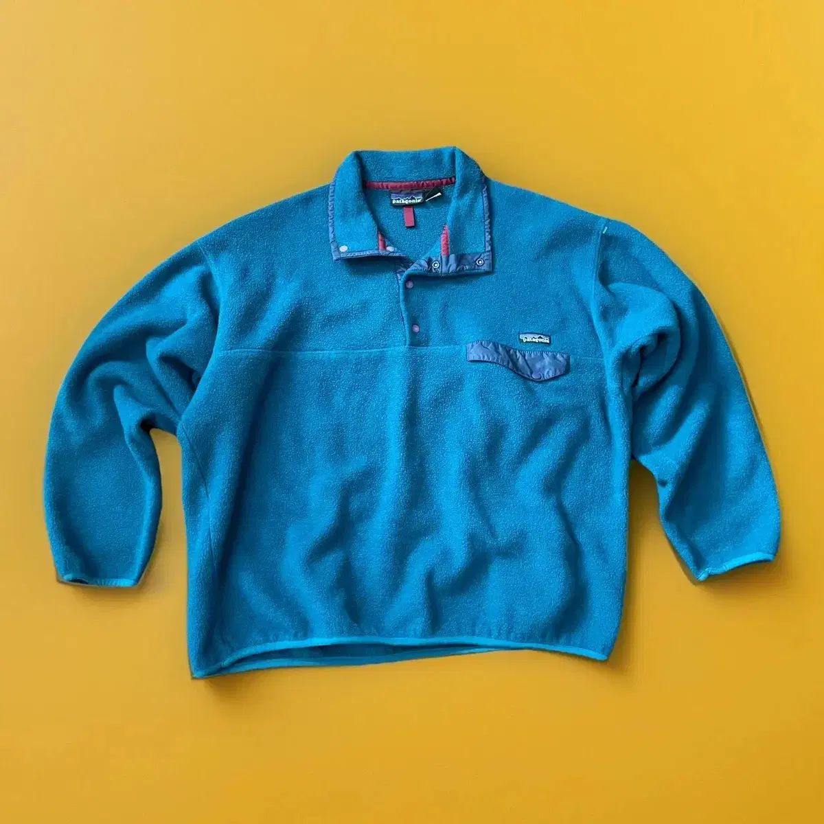 90 s パタゴニア Synchilla シンチラ スナップT ターコイズ