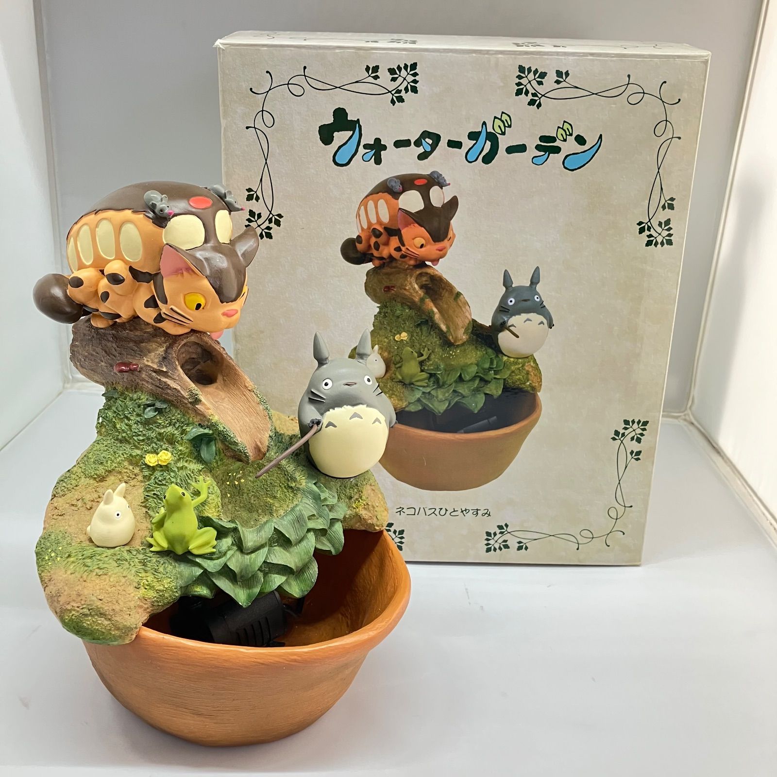 品 ♥品 となりのトトロ ウォーターガーデン スタジオジブリネコバス ひとやすみ 動作