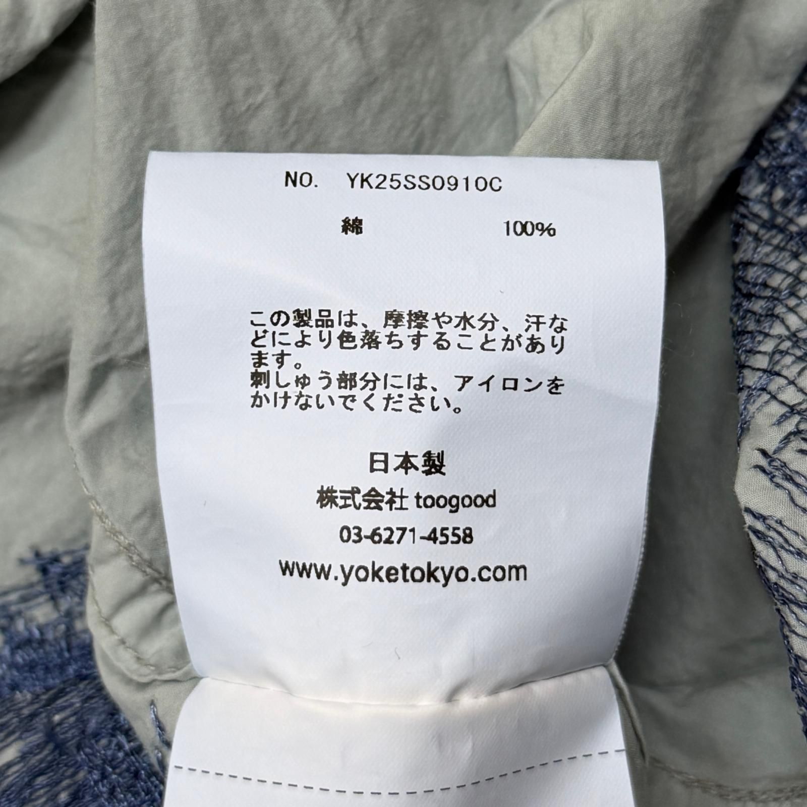 参考上代85800円 未使用 YOKE 25SS EMBROIDERY SNOW PARKA スノー