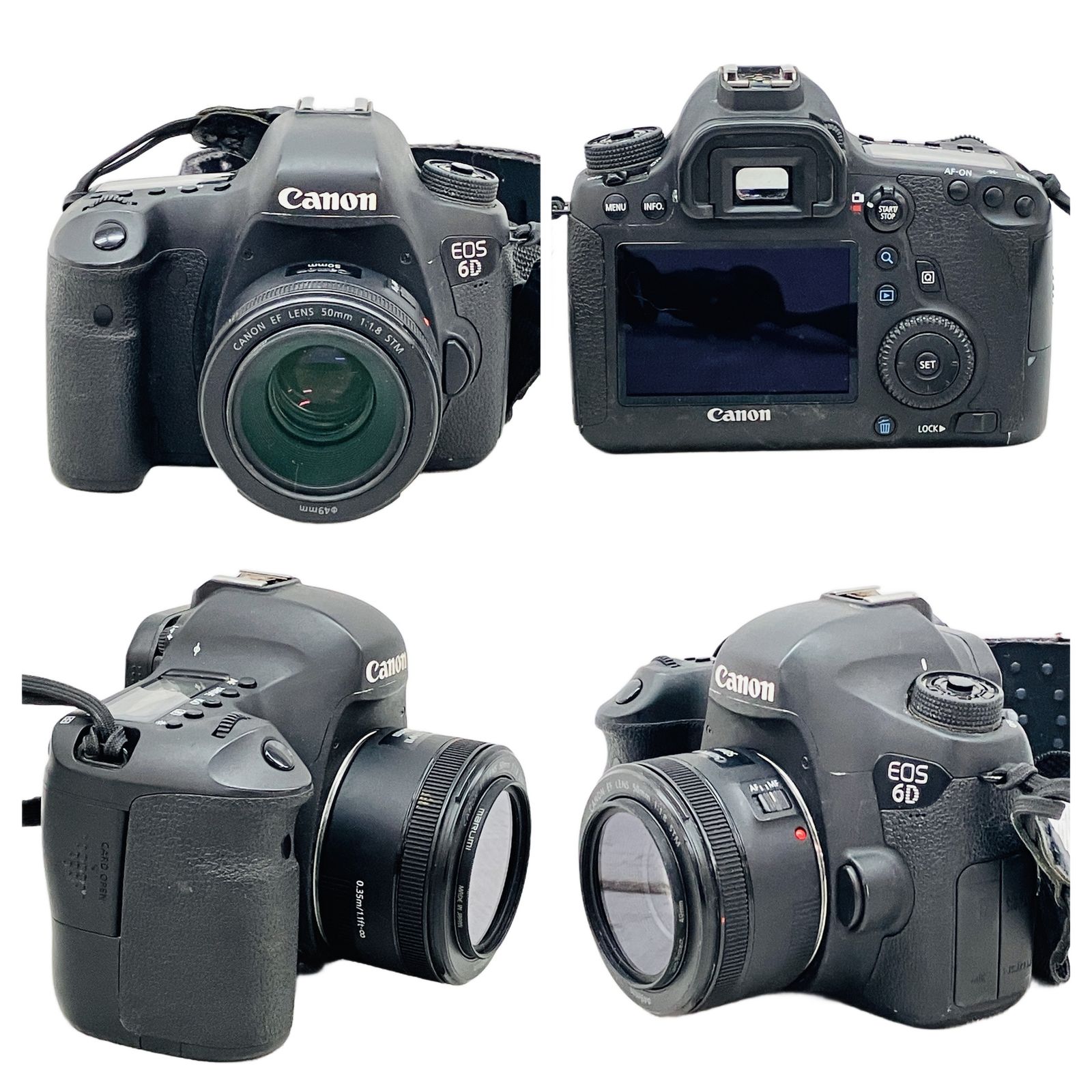 Canon EOS 6 D 一眼レフカメラ 50 mm F 1.8 STM レンズセット 動作不備 キヤノン