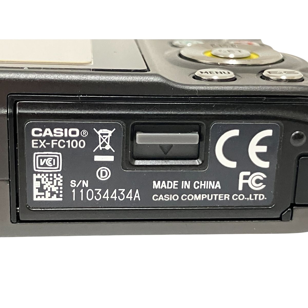 CASIO EXILIM EX-FC100 カシオ エクシリム デジカメ カシオ 中古