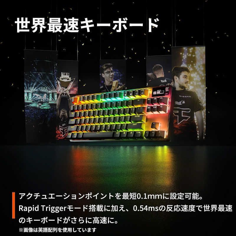 ゲーミングキーボード Apex Pro TKL JP 2025 有線 USB 64861 J ♥