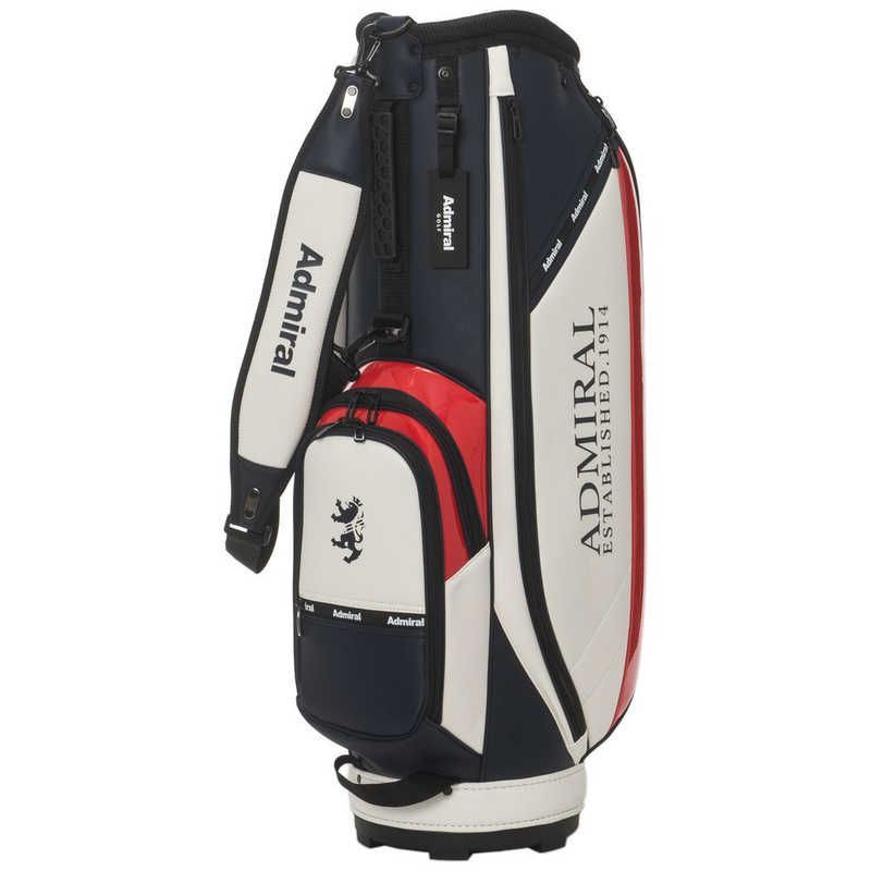  未開封 アドミラル カートキャディバッグトラッド トリコロール ADMG5BC7_ 未使用 送料無料 ゴルフ教室 ゴルフバッグ キャディバッグ ゴルフ