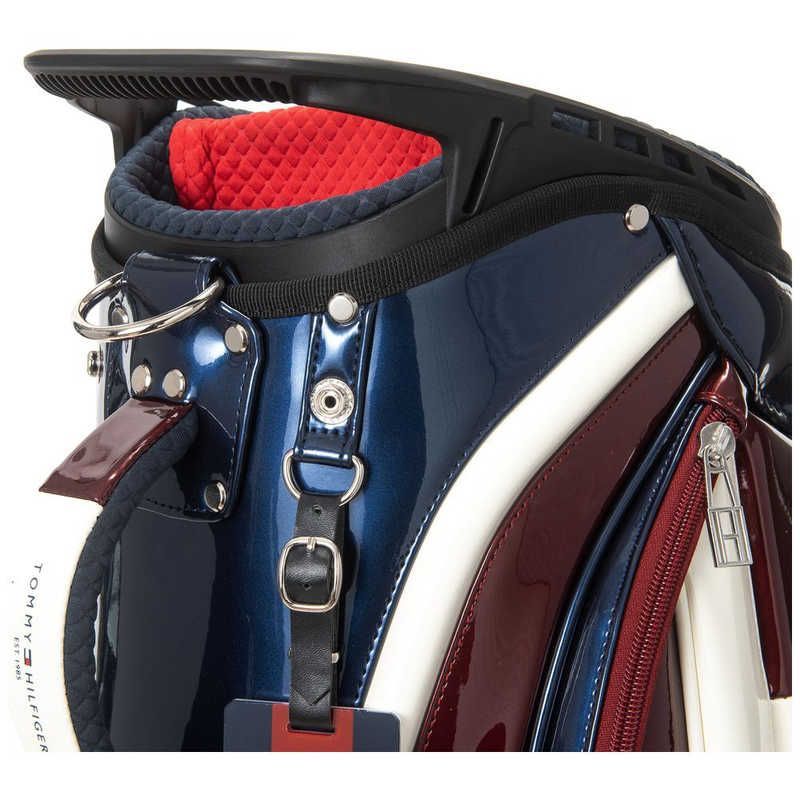  未開封 トミーヒルフィガー 25FW カートキャディバッグ エナメルスポーツ トリコロール THMG5FC1_25FW 未使用 送料無料 スパイクシューズ ゴルフバッグ キャディバッグ ゴルフ