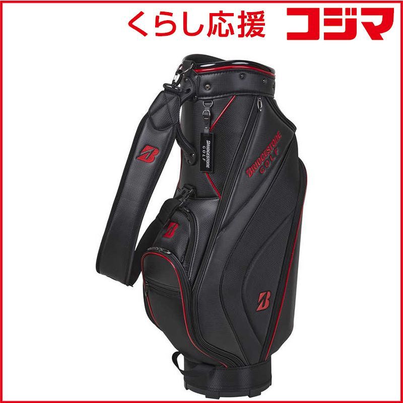 ブリヂストン キャディバッグ 軽量 ベーシックモデル 9.0型 |5分割 |2.9 kg|ブラック ♥