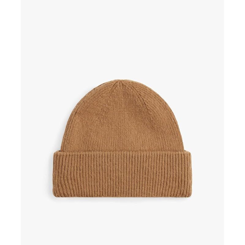 トミーヒルフィガー レザーパッチビーニー AM 13590 ライトブラウンGWA