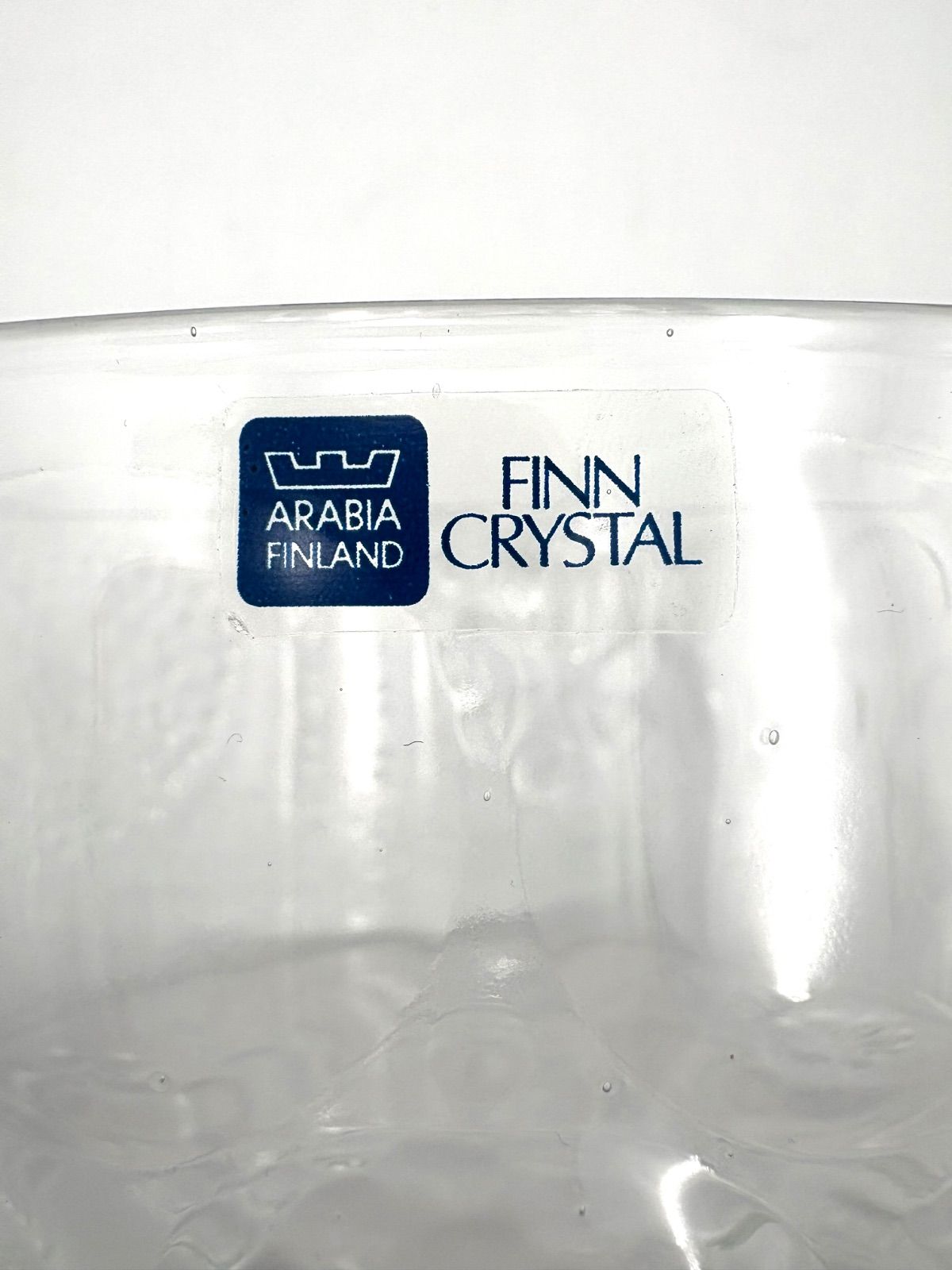  ♥保管品 iittala イッタラ 北欧 ヴィンテージ 19 cm クリア フローラボウル き 鉢 ボウル 食器