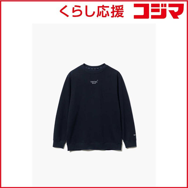 TENTIAL BAKUNEスウェットメンズロングスリーブクルーネックネイビー S ♥