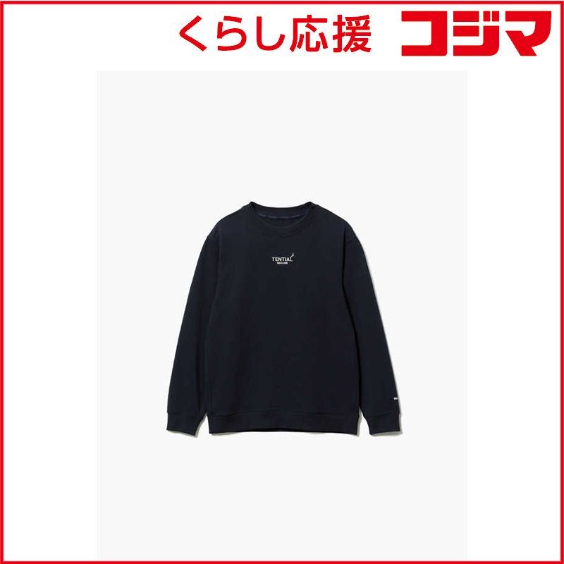 TENTIAL BAKUNEスウェットウィメンズロングスリーブクルーネックネイビー S ♥