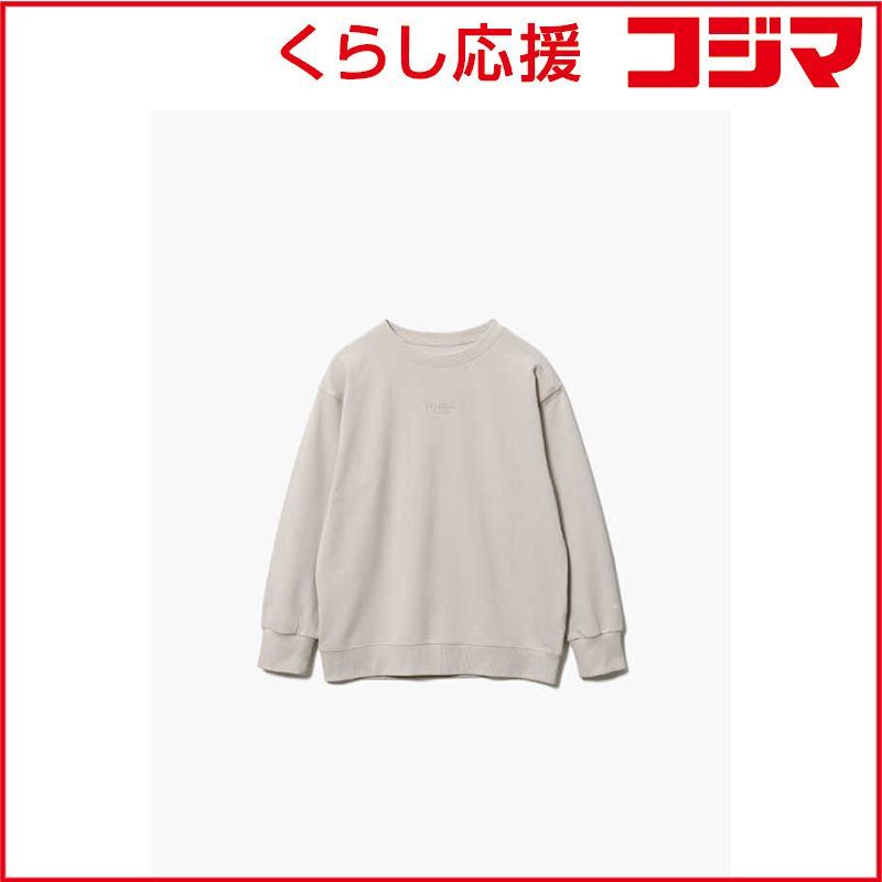 TENTIAL BAKUNEスウェットウィメンズロングスリーブクルーネックグレージュ XL ♥