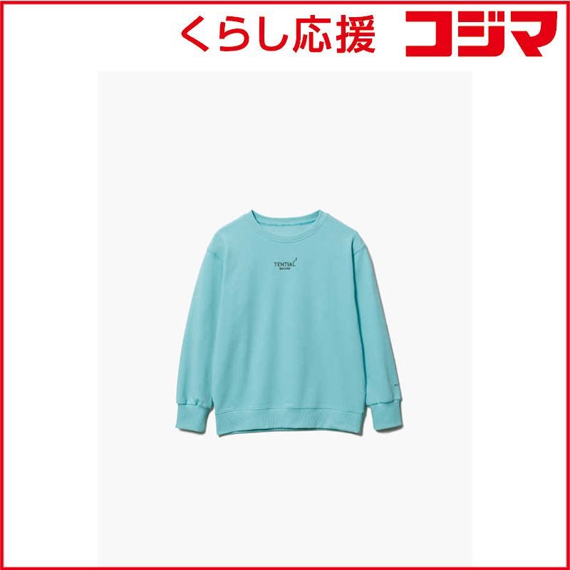 TENTIAL BAKUNEスウェットウィメンズロングスリーブクルーネックターコイズ M ♥