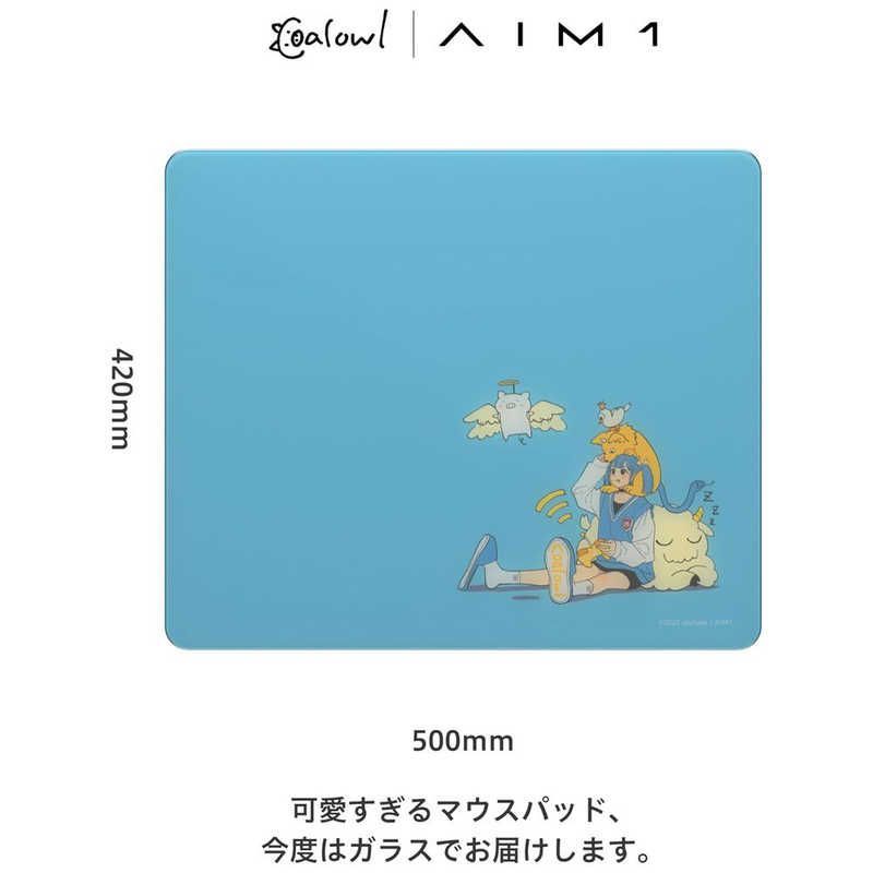 ゲーミングマウスパッド 420 x 500 3.5 mm AIM 1 ブルー ♥