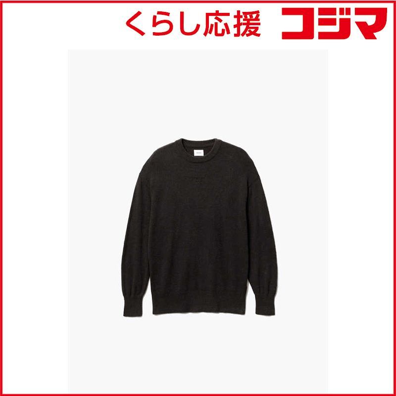 TENTIAL BAKUNEソフトニットロングスリーブクルーネックブラウン S-M ♥