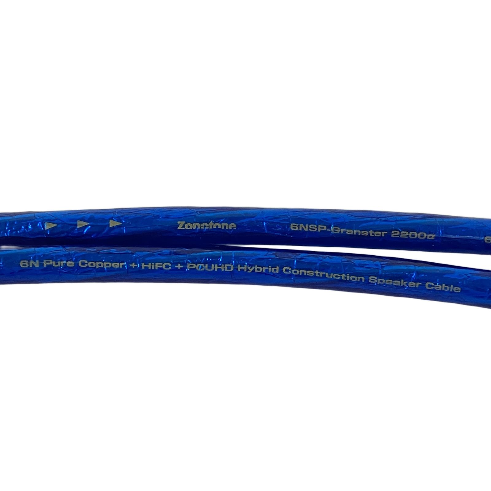 Zonotone 6NSP-Granster 2200α 2m ペア 中古品 ZONOTONE 6NSP-Granster 2200α スピーカーケーブル 約1.3m ペア 中古