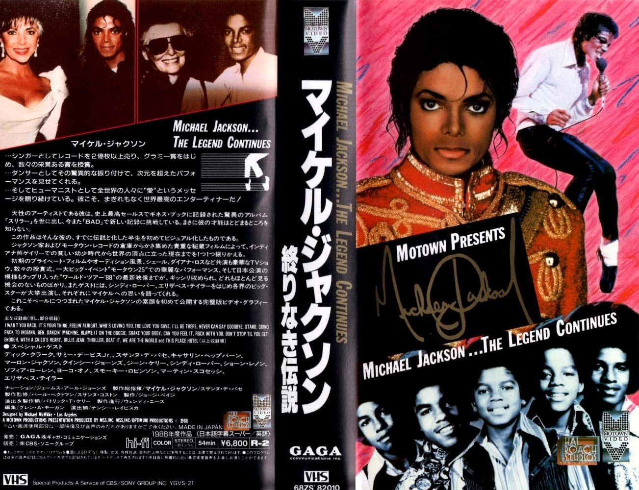 マイケル・ジャクソン 終りなき伝説(品)