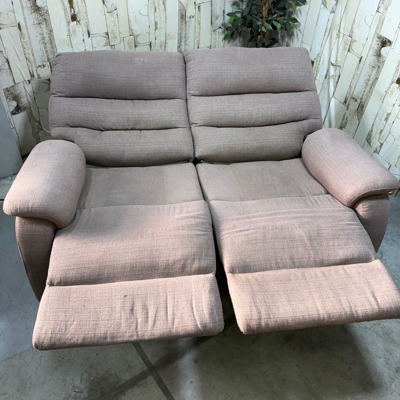 電動リクライニングソファ 2人掛けソファ