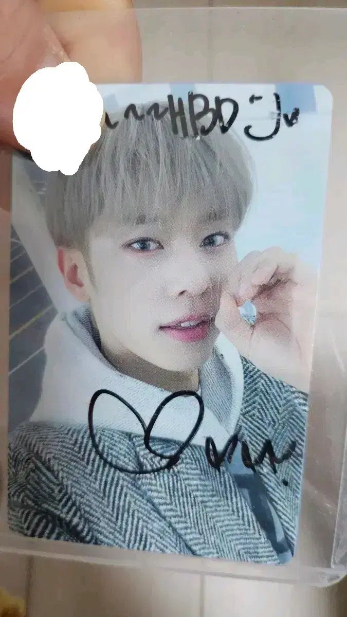 AB6IX キム・ドンヒョン(KIM DONGHYUN) サイン入り 誕生日 トレカ