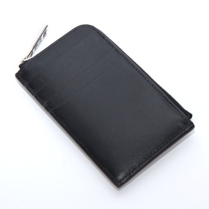 モンクレール MONCLER レザー カードホルダー ブラック FLAT CARD