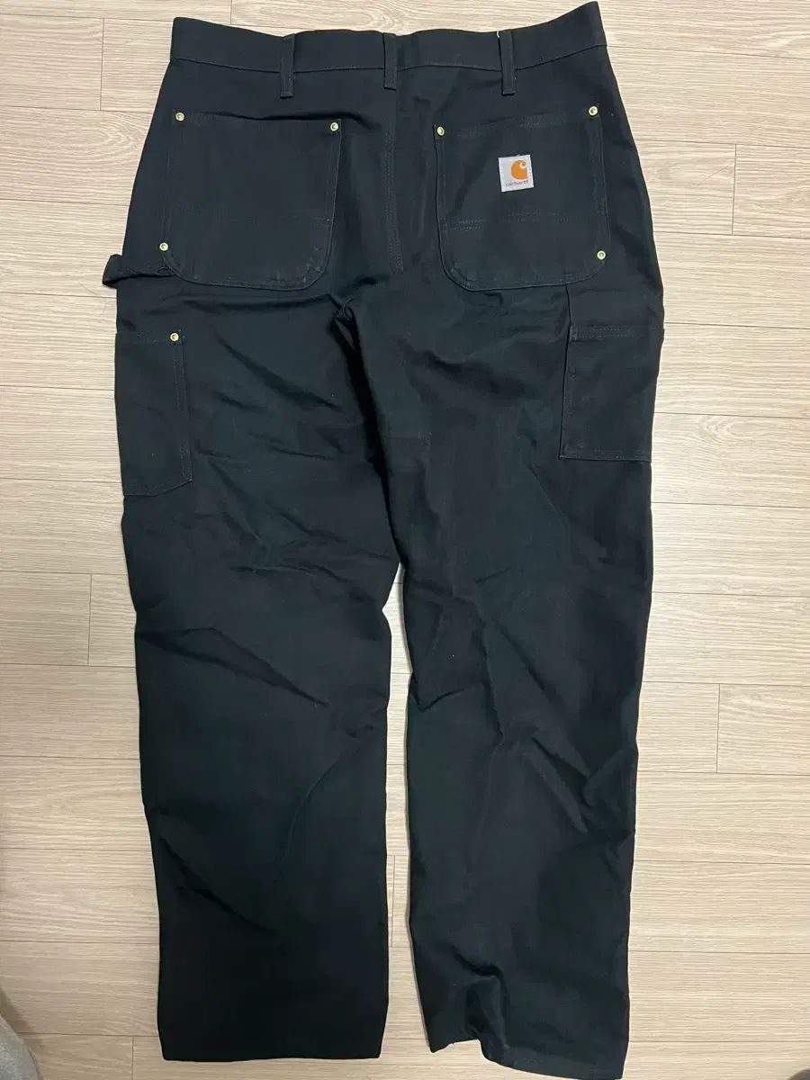 Carhartt カーハート ダブルニー ブラック 34x30 usa - メルカリ