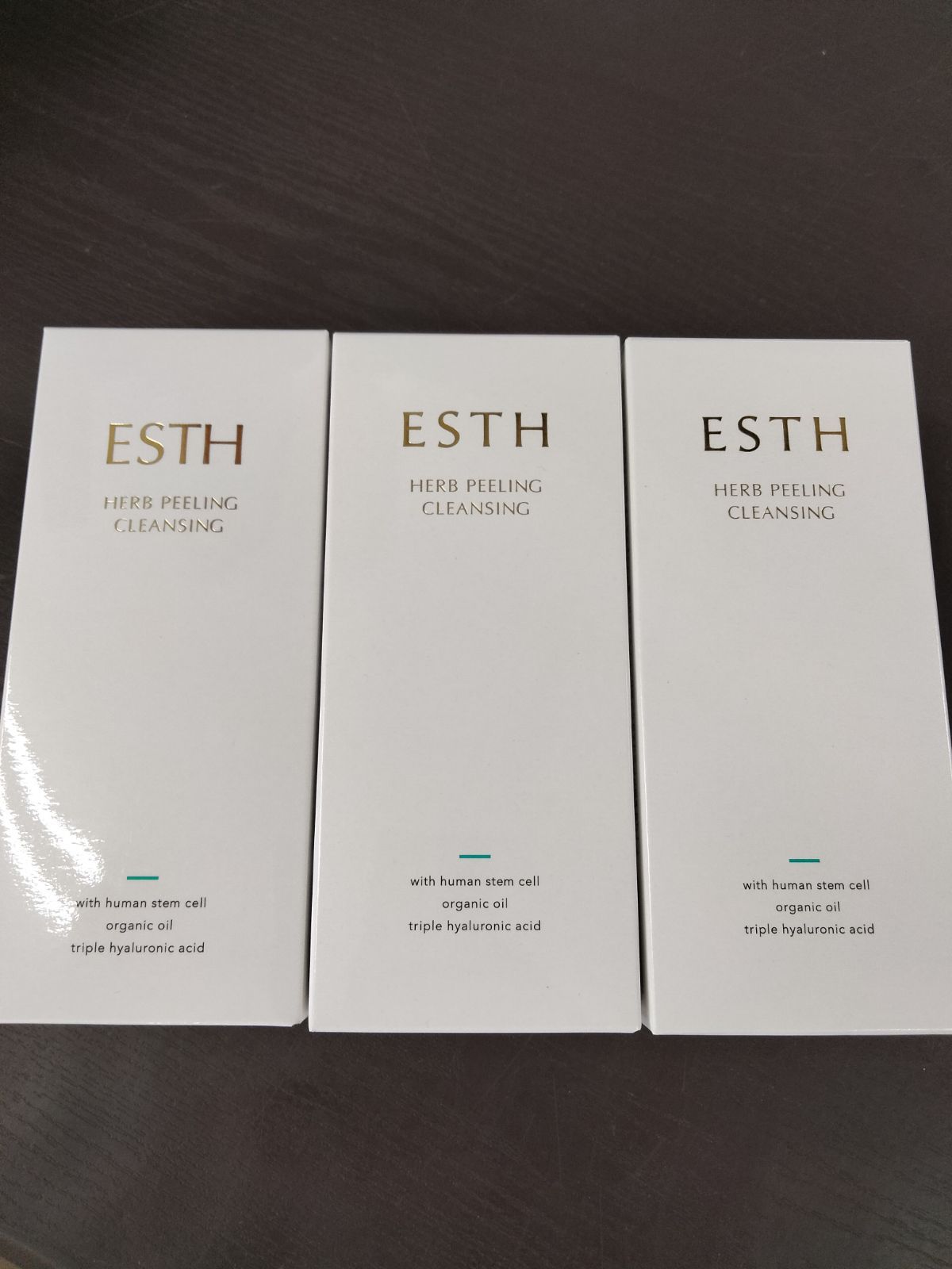 新品未開封】ESTH エス ハーブピーリングクレンジング 120g 3本セット