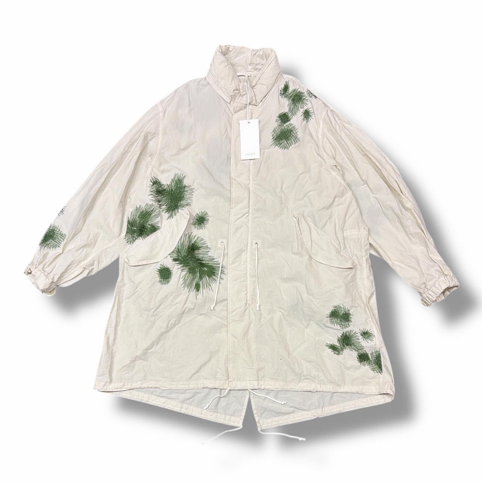 参考上代85800円 未使用 YOKE 25SS EMBROIDERY  PARKA スノーパーカー ヨーク YK25SS0910C ホワイト 1 （5182M） 参考上代85800円 未使用 YOKE 25SS EMBROIDERY SNOW PARKA スノー