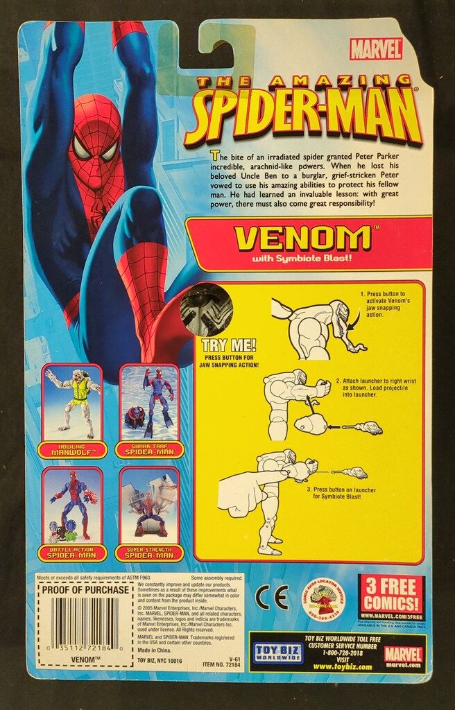 TOYBIZ クラシック VENOM | WITH BLAST 6インチ