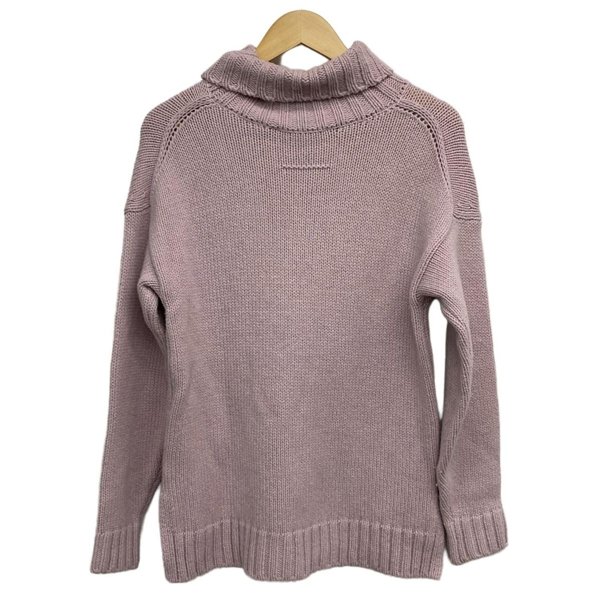 【新品】スローン SLOANE 長袖ニット ラウンドネック ウール ピンク M SLOANE(スローン) 長袖セーター サイズ1 S レディース - ピンク