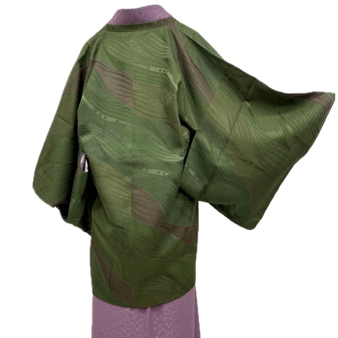 着物と帯 時流 コ251033◆正絹 道行コート◆♥品 伝統工芸 翠峯