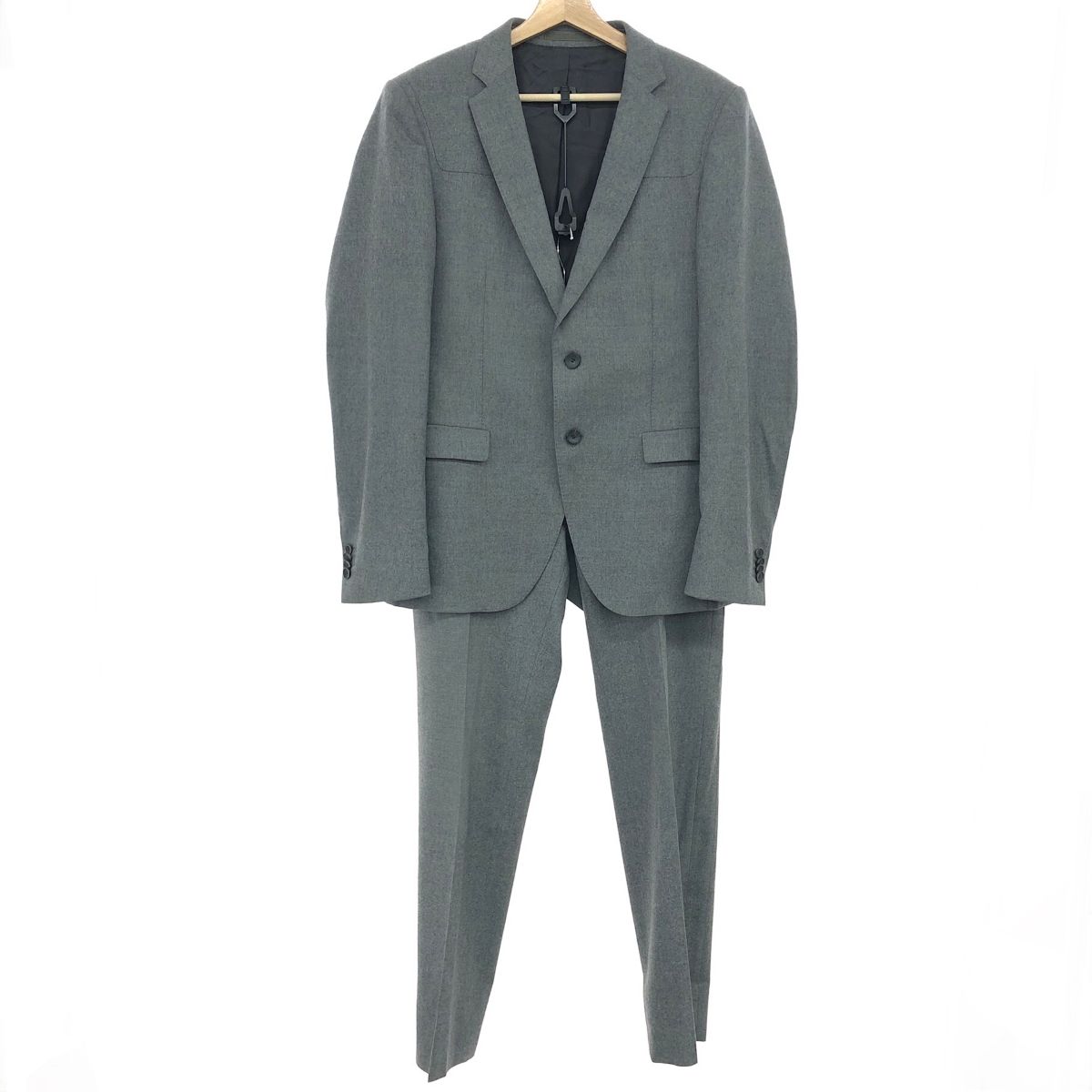 HUGO BOSS ヒューゴボス 2Bジャケットセットアップ サイズ:UK50 COLOMBO    グレー メンズ / 243001004177 HUGO BOSS ヒューゴボス 2Bジャケットセットアップ サイズ:UK50