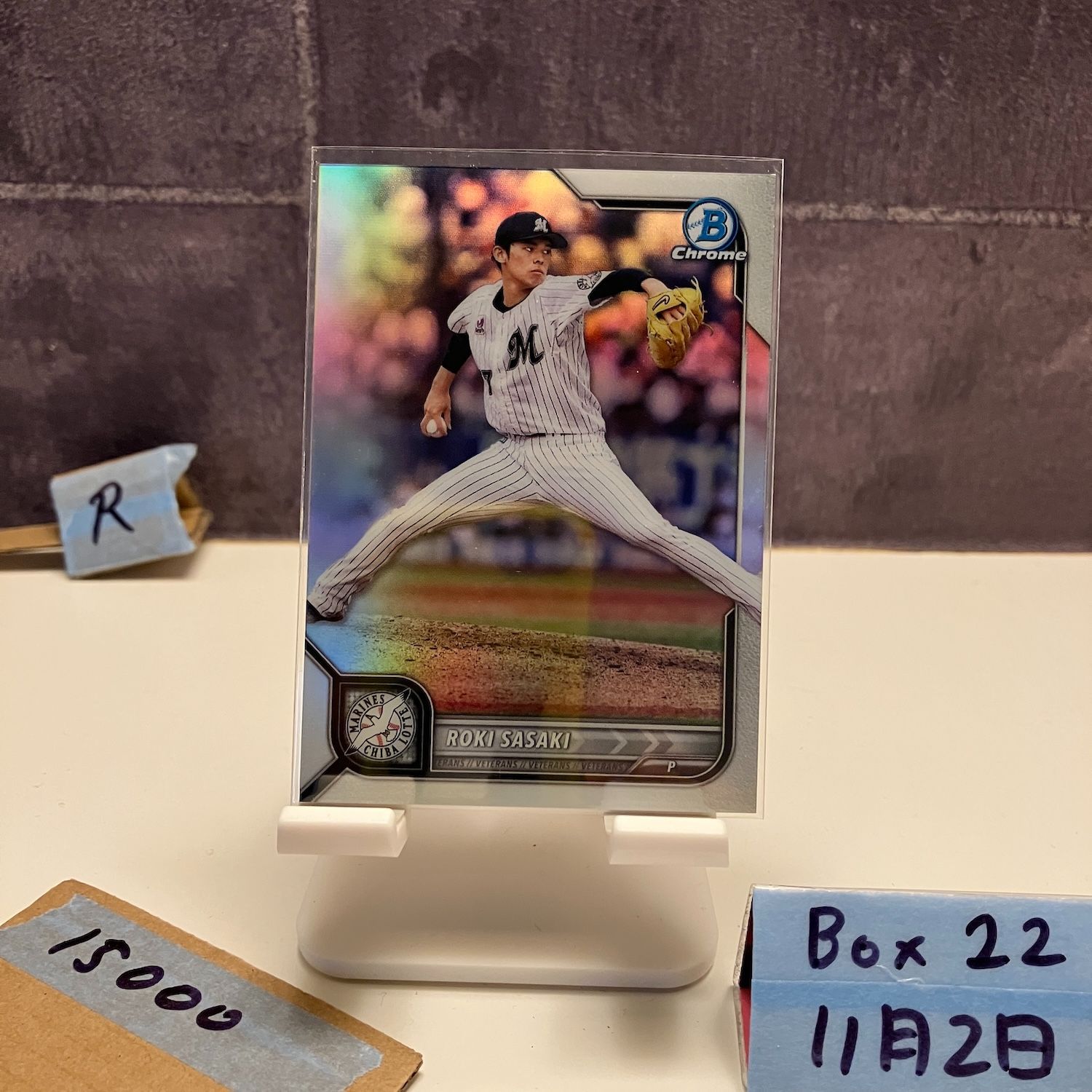 2025 Topps Bowman Chrome NPB 佐々木朗希 Roki Sasaki 千葉ロッテマリーンズ Refractor カード