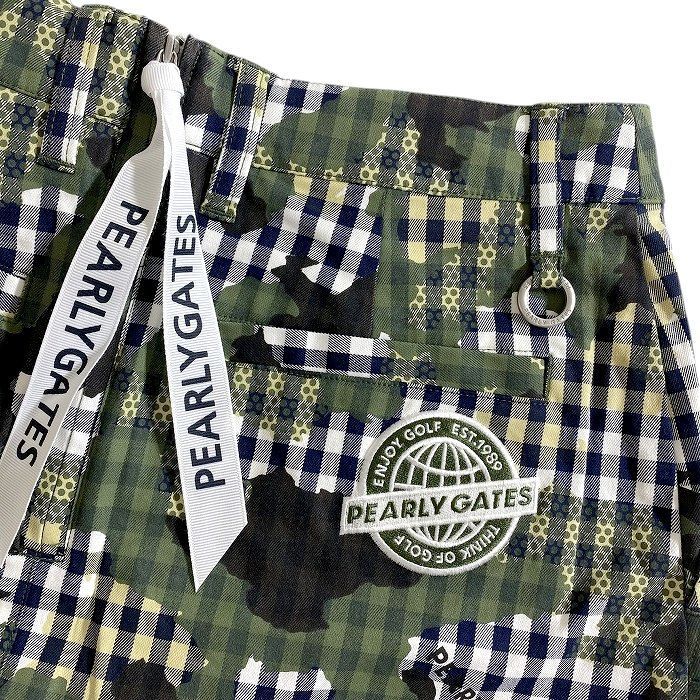 PEARLY GATES パーリーゲイツ ゴルフ コットン混 コードレーン