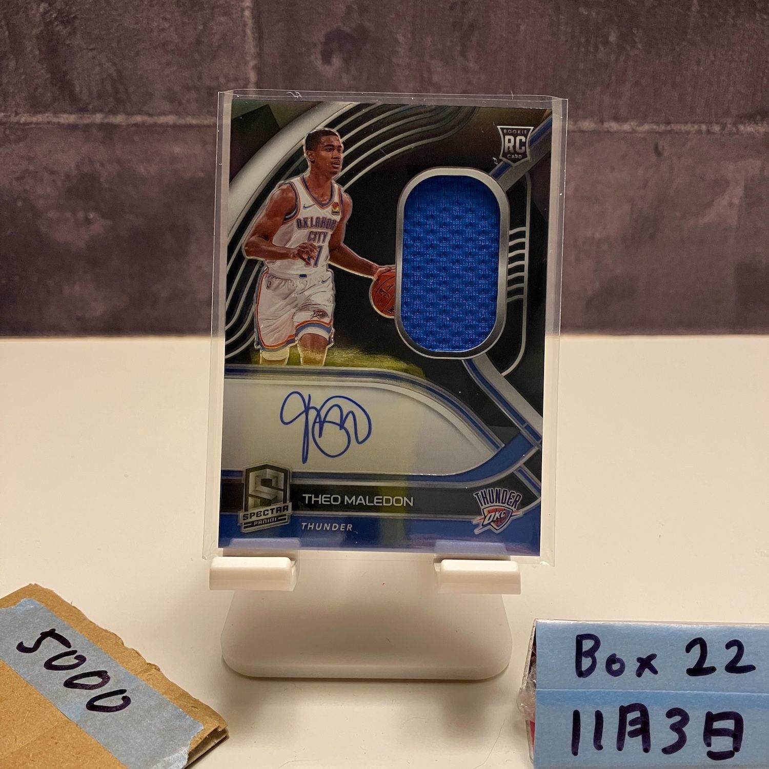 2020-21 Panini Spectra Theo Maledon 132/149 直筆サインカード