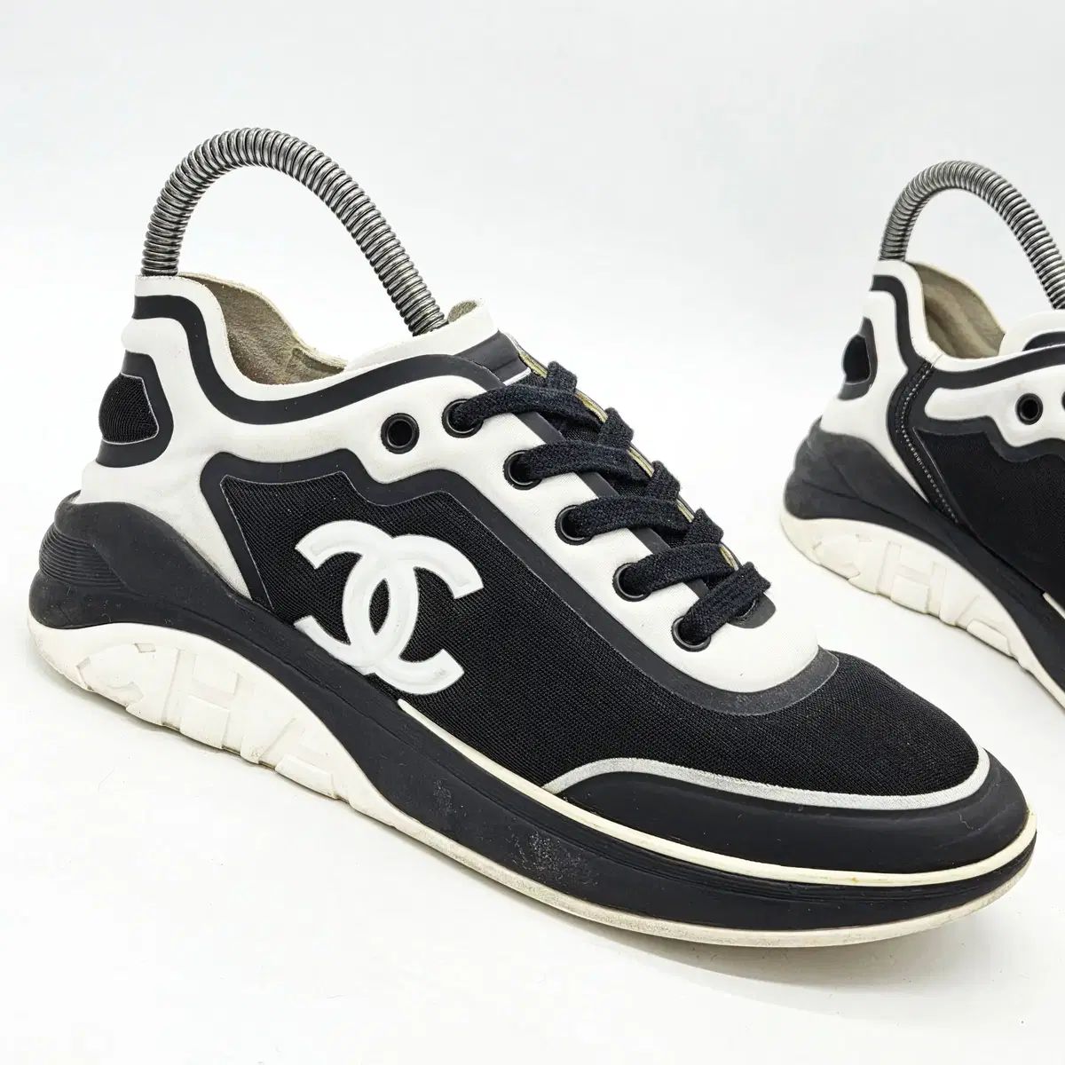  シャネル ウィメンズ CCロゴ トレーナー スニーカー G 34763 37 スニーカー 靴