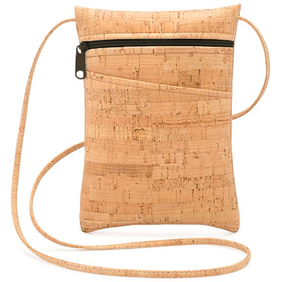 ブラック Be Lively Mini ビーライブリーミニ ～天然コルクレザーのサコッシュバッグ～