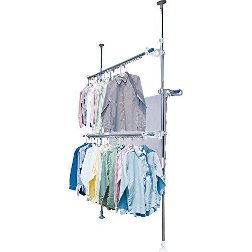 アイリスオーヤマ ステンレスベランダ物干し ホワイト SVI-300 NRpo