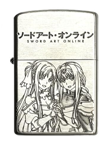 ZIPPO ジッポー アニメ SAO ソードアートオンライン キリト アスナ シルバー po