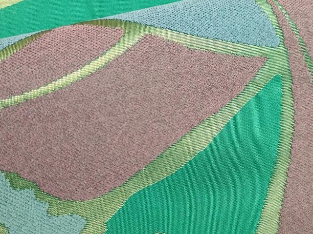 平和屋着物○極上 世界的人形師 辻村寿三郎 ジュサブロー 六通柄袋帯