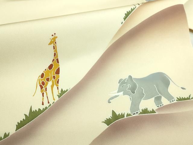 九寸名古屋帯 象