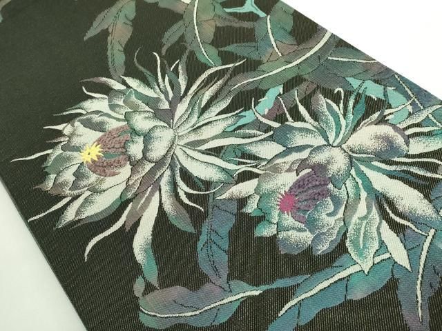 平和屋着物● 上 六通柄袋帯 貮重経織 月下美人 kh 6