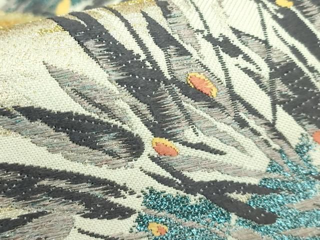 平和屋着物○極上 本加賀友禅作家 木村雨山 西陣 とみや織物謹製 六通